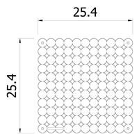 VedoNonVedo Timesquare decorative element for furnishing and dividing rooms - transparent gold 7